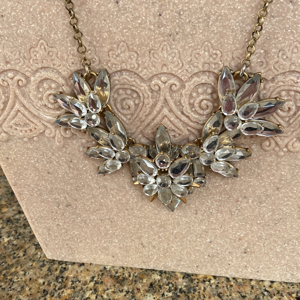 Vintage mirrored necklace